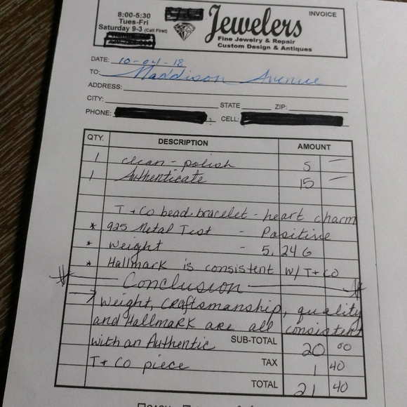 Sold!Tiffany & Co. Return to Tiffany bead bracelet - Picture 2 of 8